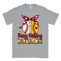 Heather Grey busy raising ballers Classic Tee - JahusDesignShop