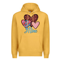 Mustard hearts be mine Premium Hoodie - JahusDesignShop