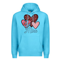 Ocean Blue hearts be mine Premium Hoodie - JahusDesignShop