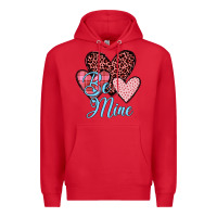 Red hearts be mine Premium Hoodie - JahusDesignShop