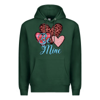 Sports Green hearts be mine Premium Hoodie - JahusDesignShop