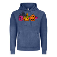 Vintage Denim boo pumpkins Vintage Hoodie - Jasminsmagicworld