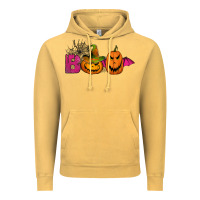 Vintage Mustard boo pumpkins Vintage Hoodie - Jasminsmagicworld