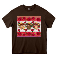 Chocolate Brown mexico gnomes Heavy Core Tee - HRA Design Shop