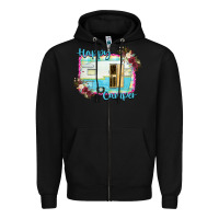 Black Happy Camper Zipper Hoodie - Bettercallsaul