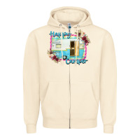 Sandshell Happy Camper Zipper Hoodie - Bettercallsaul