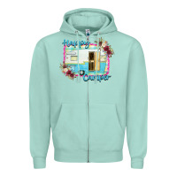 Seafoam Happy Camper Zipper Hoodie - Bettercallsaul