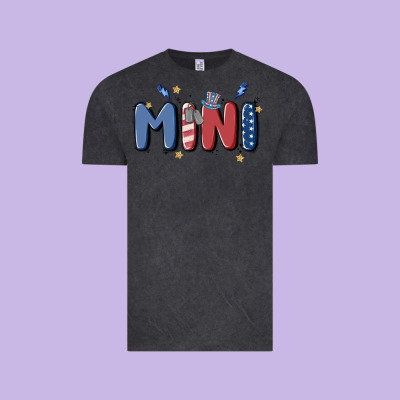4th July Mini Vintage Tee Designed By Maliassmallbusiness