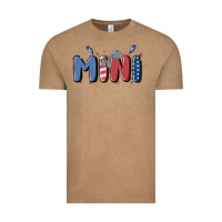 Vintage Coffee 4th july mini Vintage Tee - MaliasSmallBusiness