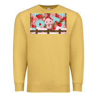 Antique Gold cute pig Premium Sweatshirt - TumblerDesignByShophia