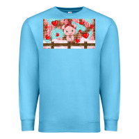 Ocean Blue cute pig Premium Sweatshirt - TumblerDesignByShophia