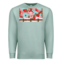Seafoam cute pig Premium Sweatshirt - TumblerDesignByShophia