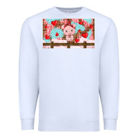White cute pig Premium Sweatshirt - TumblerDesignByShophia