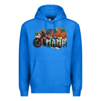 True Royal Badass Mama motorcycle Premium Hoodie - HowdyJamesFarm