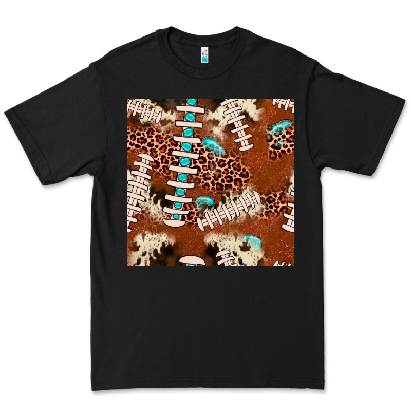 Football Leopard Gemstone Seamless Pattern Premium Tee by JahusDesignShop | Teevron