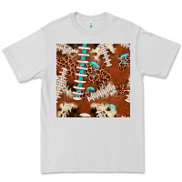 Dove Grey football leopard gemstone seamless pattern Premium Tee - JahusDesignShop