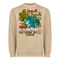 Mushroom fires friends drinks camping crew Heavyweight Sweatshirt - NancyCooperArtShop