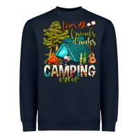 Navy fires friends drinks camping crew Heavyweight Sweatshirt - NancyCooperArtShop