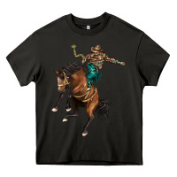 Asphalt western horse rodeo Heavy Core Tee - BarkalooDesign