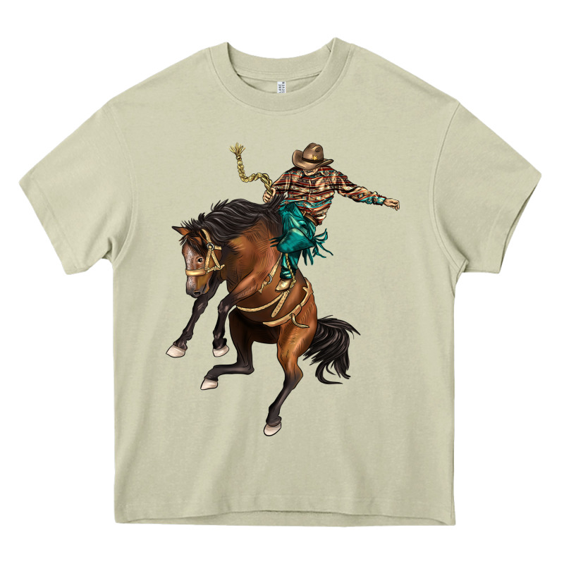 Western Horse Rodeo Heavy Core Tee by BarkalooDesign | Teevron