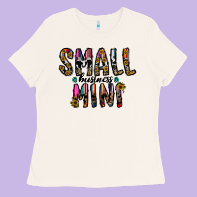 Small Business Mini Ladies Tee Designed By Cowhidedigitalart