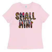 Bubblegum Pink small business mini Ladies Tee - CowhideDigitalArt