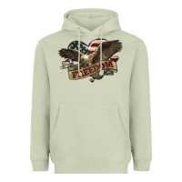 Matcha Freedom America Eagle 4th of july Heavyweight Hoodie - HowdyJamesFarm