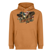 Freedom America Eagle 4th Of July Heavyweight Hoodie | Teevron