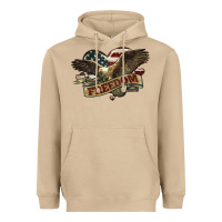 Mushroom Freedom America Eagle 4th of july Heavyweight Hoodie - HowdyJamesFarm