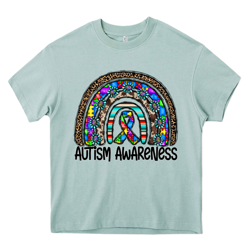 Autism Awareness Heavy Core Tee by CowhideDigitalArt | Teevron