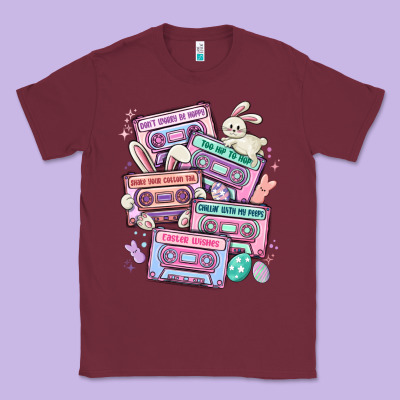Easter Cassette Tapes Classic Tee Designed By Maliassmallbusiness