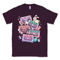 Plum easter cassette tapes Classic Tee - MaliasSmallBusiness