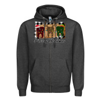 Charcoal Heather Merry Christmas Teeth Zipper Hoodie - Bettercallsaul