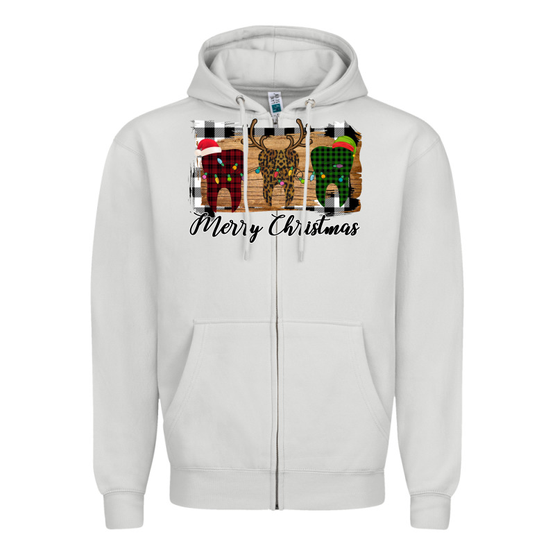 Merry Christmas Teeth Zipper Hoodie by Bettercallsaul | Teevron