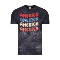 Cloud Black america Vintage Tee - MaliasSmallBusiness