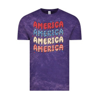 Cloud Purple america Vintage Tee - MaliasSmallBusiness