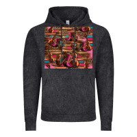Vintage Black valentines day violin and cowboy boots country music Vintage Hoodie - Jasminsmagicworld