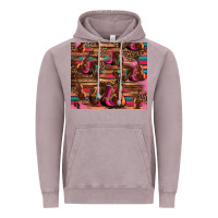 Vintage Zinc valentines day violin and cowboy boots country music Vintage Hoodie - Jasminsmagicworld