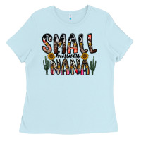 Baby Blue small business nana Ladies Tee - CowhideDigitalArt