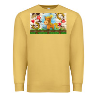 Antique Gold cute horse Premium Sweatshirt - TumblerDesignByShophia