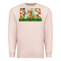 Pale Pink cute horse Premium Sweatshirt - TumblerDesignByShophia