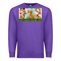 Purple cute horse Premium Sweatshirt - TumblerDesignByShophia