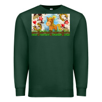 Sports Green cute horse Premium Sweatshirt - TumblerDesignByShophia