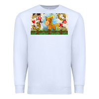 White cute horse Premium Sweatshirt - TumblerDesignByShophia