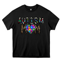 Black autism mom Heavy Core Tee - CowhideDigitalArt