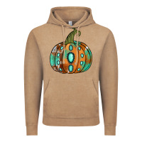 Vintage Coffee western cowhide turquoise pumpkin Vintage Hoodie - Jasminsmagicworld