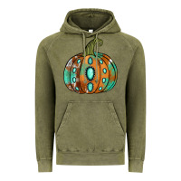 Vintage Olive western cowhide turquoise pumpkin Vintage Hoodie - Jasminsmagicworld
