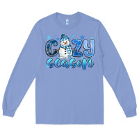 Colony Blue cozy season Long Sleeve Tee - MaliasSmallBusiness