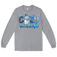 Heather Grey cozy season Long Sleeve Tee - MaliasSmallBusiness