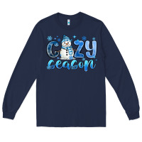 Navy cozy season Long Sleeve Tee - MaliasSmallBusiness